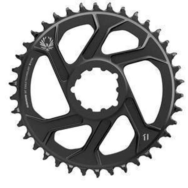  Priekinė žvaigždė  SRAM CR X-SYNC EAGLE 38T DM 6 OFFSET BLK