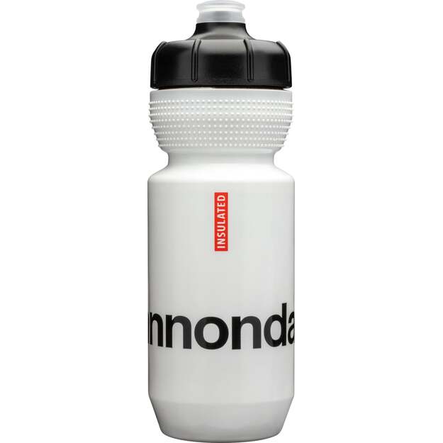 Gertuvė CANNONDALE BOTTLE 550ML LOGO GRIPPER INSULATED BOTTLE WHITE/BLACK (CP5152U1055)