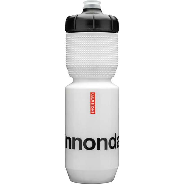 Gertuvė CANNONDALE BOTTLE 650ML LOGO GRIPPER INSULATED BOTTLE WHITE/BLACK (CP5152U1065)