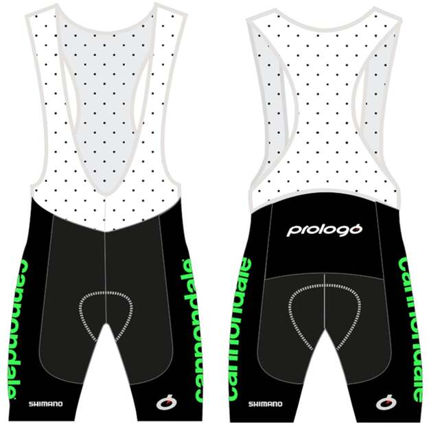 Šortai CANNONDALE CFR REPLICA BIB SHORTS BLACK 4