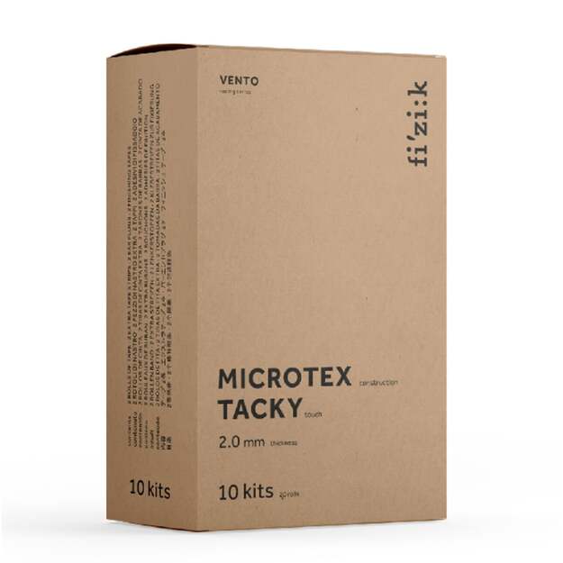 Vairo juostų dėžė FIZIK BAR TAPE BOX 10X VENTO MICROTEX 2MM TACKY BLACK (FZKTAPE000000)