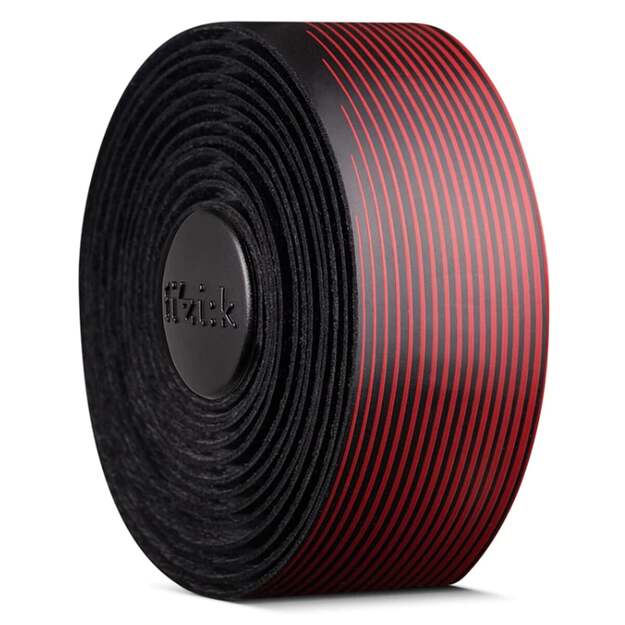 Vairo juosta FIZIK BAR TAPE VENTO MICROTEX 2MM TACKY BLACK / RED (BT15 A50042)