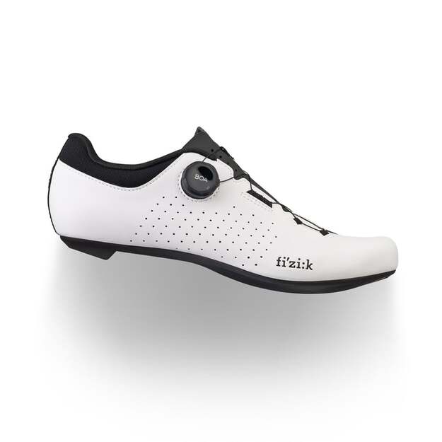 Dviratininko batai FIZIK SHOES VENTO OMNA WIDE WHITE - BLACK (VER5BPW1K2010)