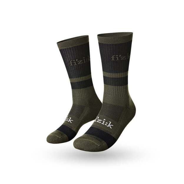 Kojinės FIZIK SOCKS OFF-ROAD ARMY/BLACK (FZKSOCKSOF6110)
