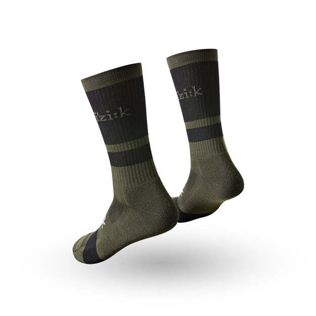Kojinės FIZIK SOCKS OFF-ROAD ARMY/BLACK (FZKSOCKSOF6110) 1