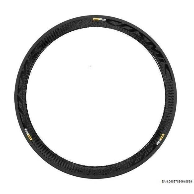 MAVIC KIT FRT COSMIC CARBONE SLE BLACK REF STICKER (LV2400200)