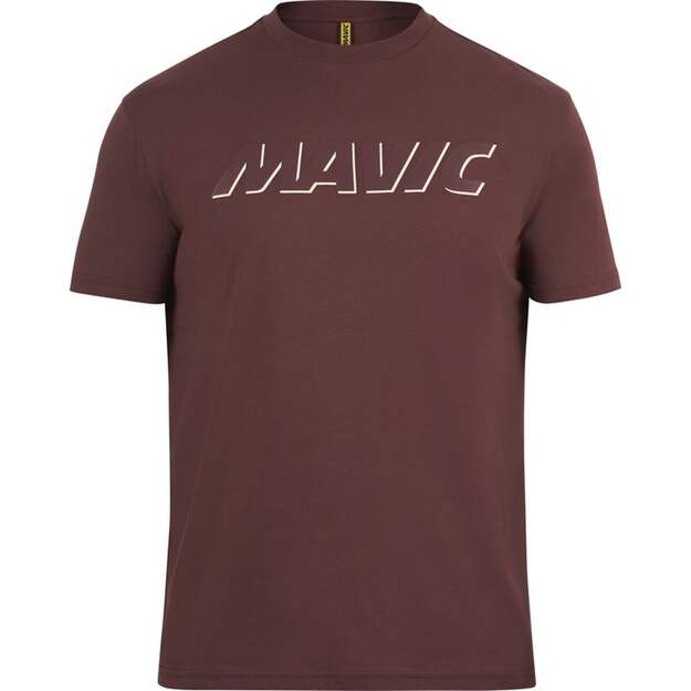 Marškinėliai MAVIC SHORT SLEEVE TEE CORPORATE LOGO AUBERGINE CORDE (T000217)