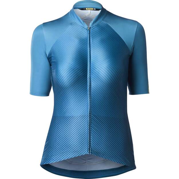 Marškinėliai MAVIC WOMENS JERSEY SEQUENCE PRO MYKONOS BLUE (LC1318100)