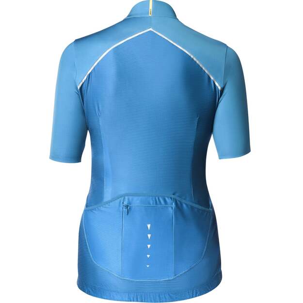 Marškinėliai MAVIC WOMENS JERSEY SEQUENCE PRO MYKONOS BLUE (LC1318100) 1