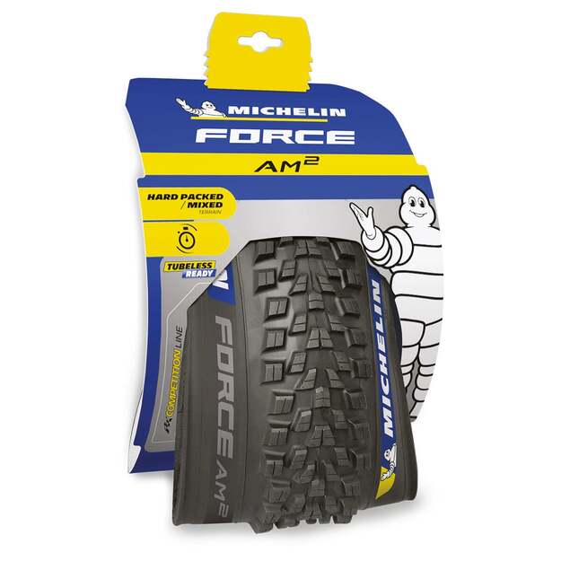 MICHELIN TIRE FORCE AM2 27,5X2.60 COMPETITION LINE KEVLAR TS TLR (225281) 1