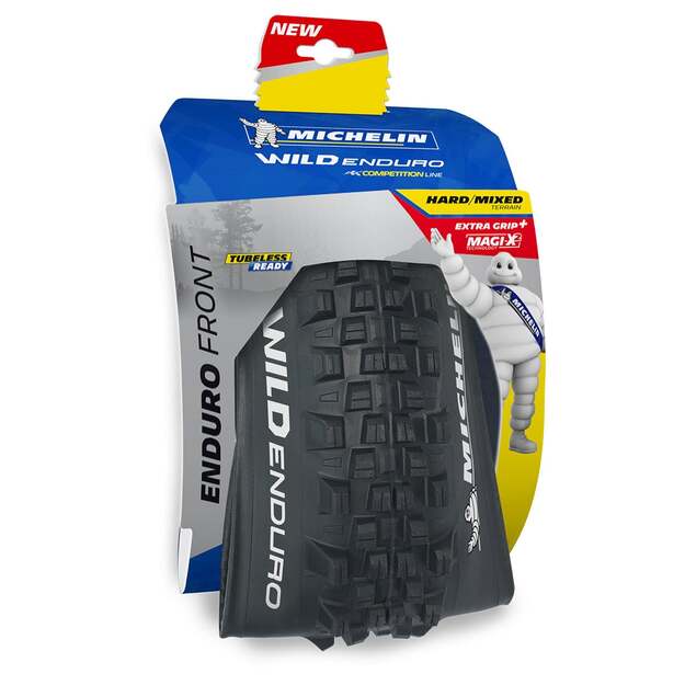 MICHELIN TIRE WILD ENDURO FRONT 27,5X2.40 COMPETITION LINE KEVLAR MAGI-X2 TS TLR (261598) 1