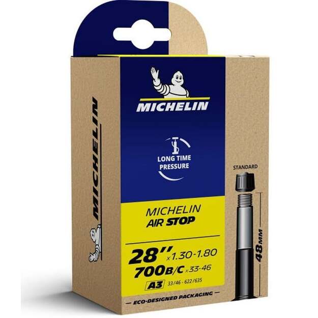 MICHELIN TUBE AIR STOP AUTO-SV 48MM 700X33/46 (333083)