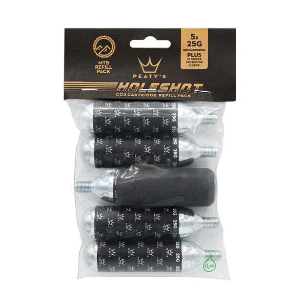 CO2 pompa PEATY S HOLESHOT CO2 CARTRIDGE REFILL PACK - MTB (25G) (PPR-CO2-REF-MTB-12)