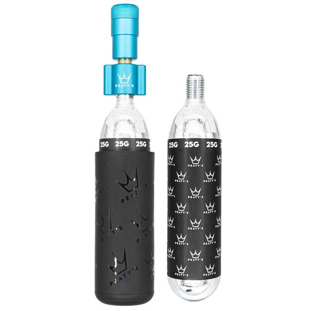 CO2 pompa PEATY S HOLESHOT CO2 TYRE INFLATOR - MTB (25G) - TURQUOISE (PPR-HTI-MTB-TRQ-12)