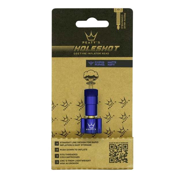 PEATY S HOLESHOT HLAVICE CO2 PUMPY NAVY (PPR-HTI-IFH-NVY-12)