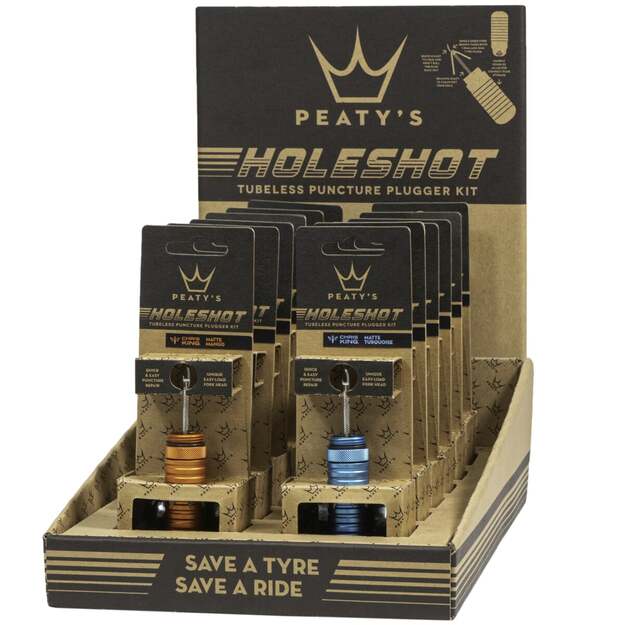 PEATY S HOLESHOT TUBELESS PUNCTURE PLUGGER - 12 COLOURS MIXED (PPR-TPP-MIX-48)