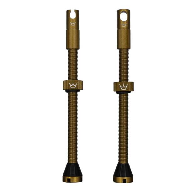 Bekameriniai ventiliai PEATY S X CHRIS KING (MK2) BOURBON TUBELESS VALVES - 80MM (PTV2-80-BRB-12)