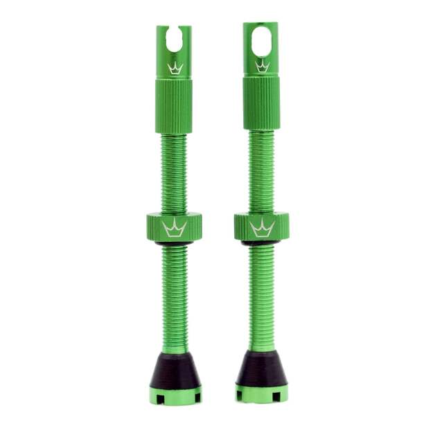 Bekamerinės sistemos ventiliai PEATY S X CHRIS KING (MK2) EMERALD TUBELESS VALVES 60MM (PTV2-60-EMR-12)