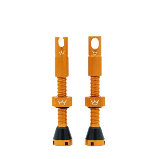 Bekamerinės sistemos ventiliai PEATY S X CHRIS KING (MK2) MANGO TUBELESS VALVES 42MM (PTV2-42-MNG-12)
