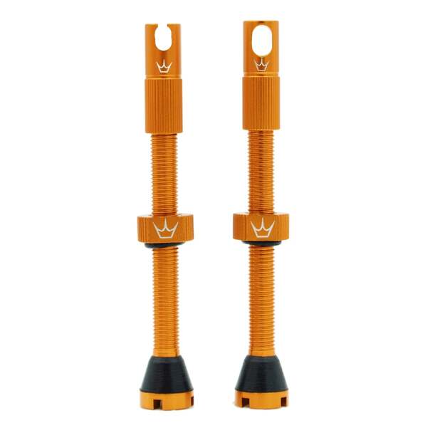 Bekamerinės sistemos ventiliai PEATY S X CHRIS KING (MK2) MANGO TUBELESS VALVES 60MM (PTV2-60-MNG-12)