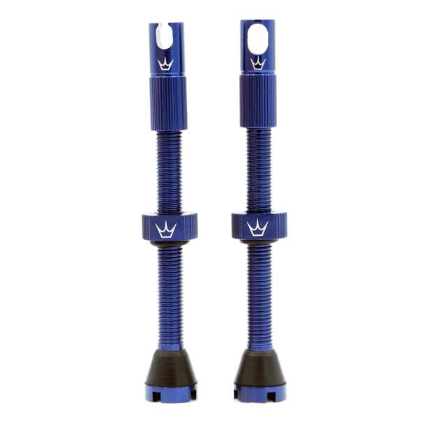 Bekamerinės sistemos ventiliai PEATY S X CHRIS KING (MK2) NAVY TUBELESS VALVES 60MM (PTV2-60-NVY-12)