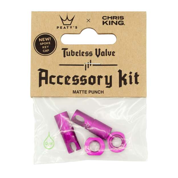 Priedas ventiliams PEATY S X CHRIS KING (MK2) PUNCH TUBELESS VALVES ACCESSORY KIT (PTV2-ACCS-PUN-12)