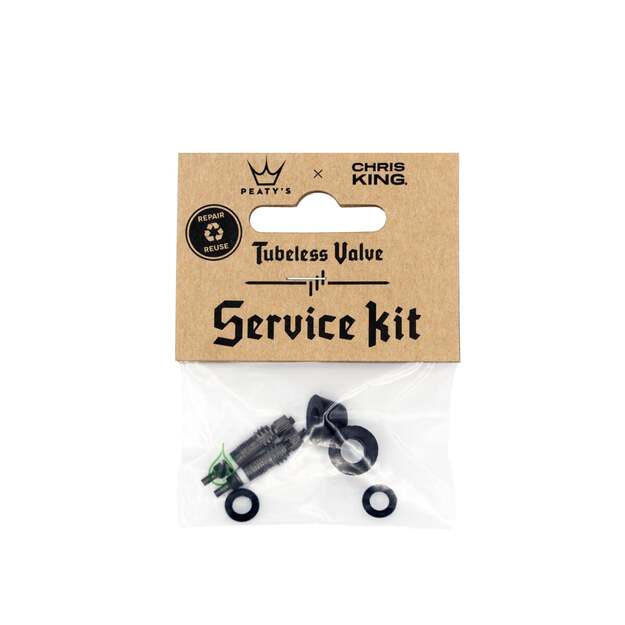 Priedas ventiliams PEATY S X CHRIS KING (MK2) TUBELESS VALVE SERVICE KIT (PTV2-SERVICE-12)