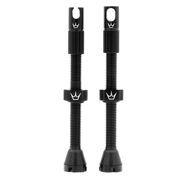 Bekamerinės sistemos ventiliai PEATY S X CHRIS KING (MK2) TUBELESS VALVES - 60MM / BLACK WORKSHOP PACK (26 PCS) (PTV2-60-BLK-W26)