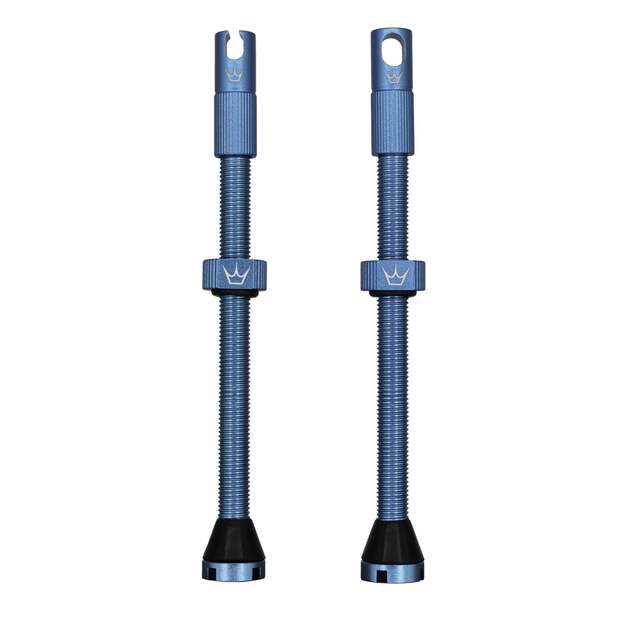 Bekameriniai ventiliai PEATY S X CHRIS KING (MK2) TURQUOISE TUBELESS VALVES - 80MM (PTV2-80-TRQ-12)
