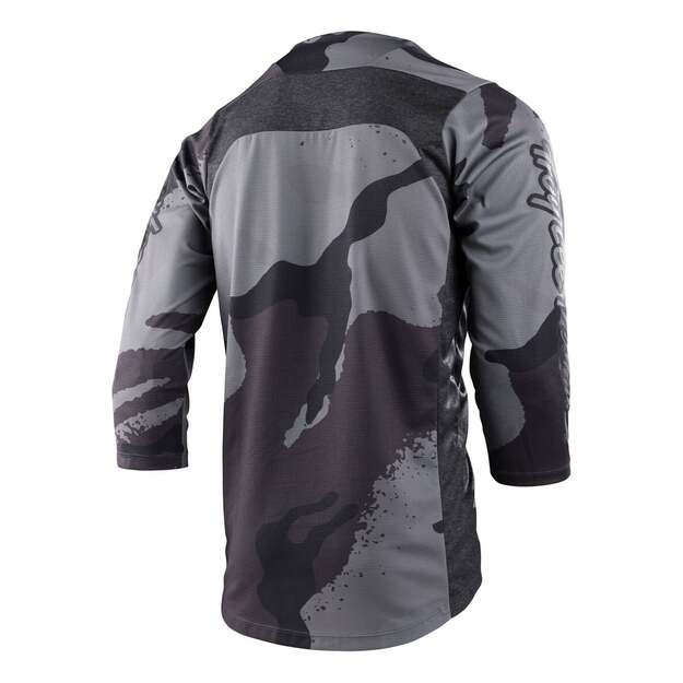 Marškinėliai TLD 3/4 JERSEY RUCKUS CAMBER CAMO BLACK HEATHER (31888800) 1