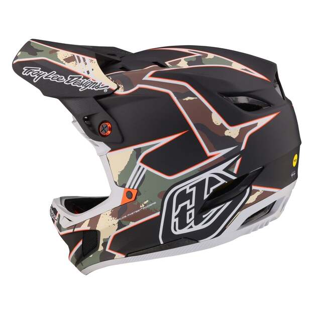 Šalmas TLD HELMET D4 COMPOSITE MIPS MATRIX CAMO ARMY GREEN (14003500) 1
