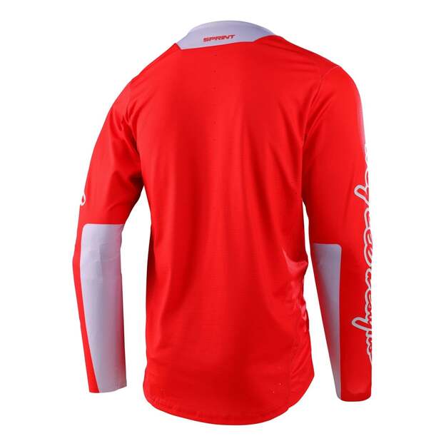 Marškinėliai TLD LS JERSEY SPRINT ICON RACE RED (32392901) 1