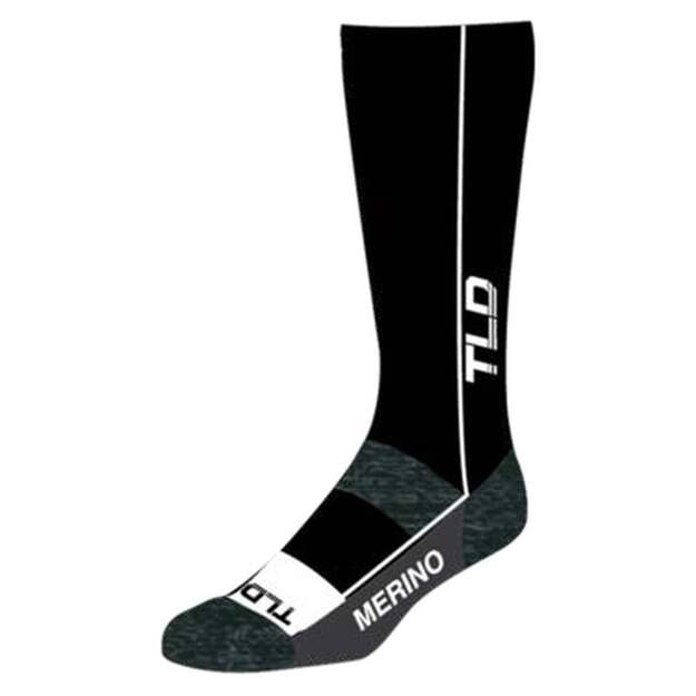 TLD SOCK CHILL MERINO WOOL MONO BLACK (87347200)