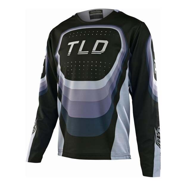 Marškinėliai TLD YOUTH LS JERSEY SPRINT REVERB BLACK (32400101)