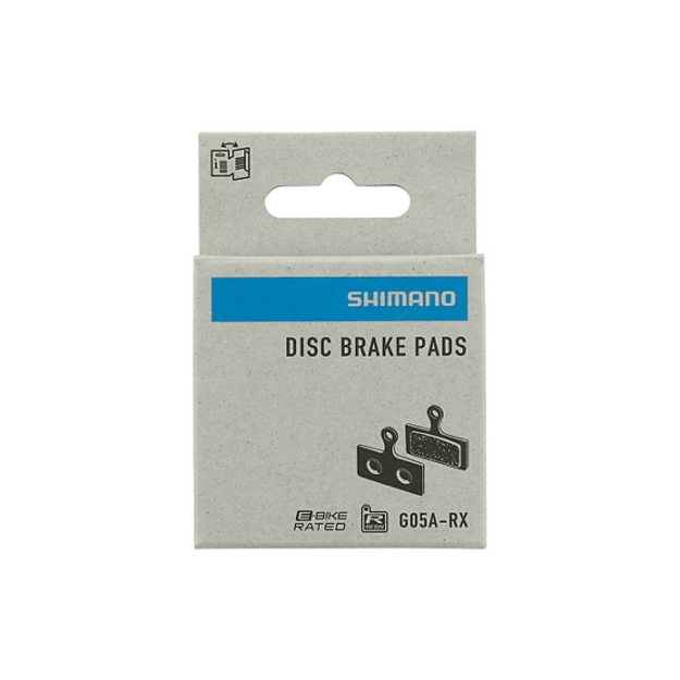 Diskinių stabdžių kaladėlės Shimano G05A Resin pad and spring with split pin 1
